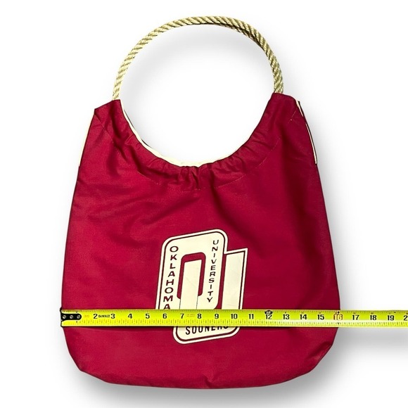 Oklahoma Sooners Handbag Womens Rope Handle Purse - Picture 5 of 7